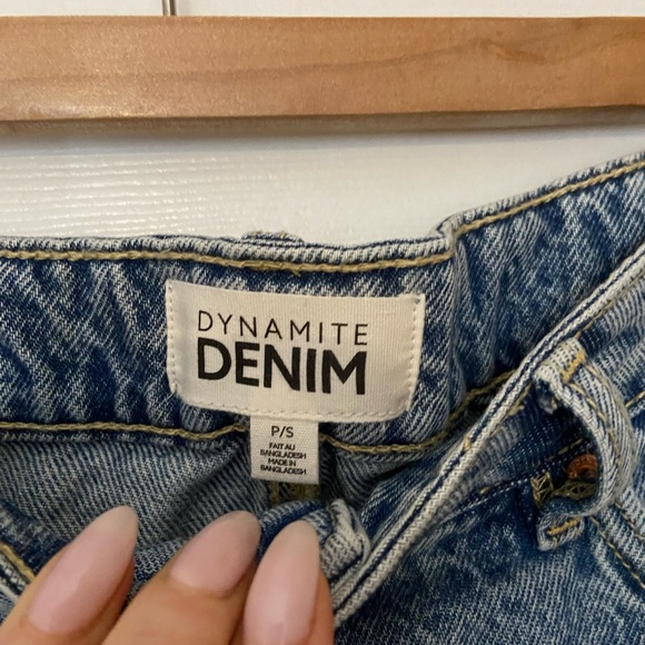 Denim Maxi Skirt with Front Slit - Picture 3 of 3